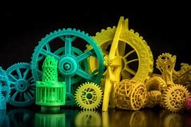 Colorful 3D Printed Gears